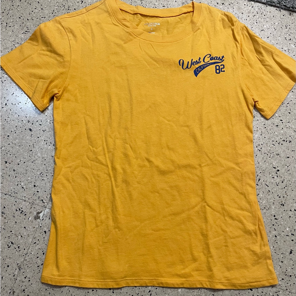 Arizona Jean Company Yellow West Coast Tee